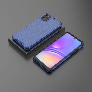 Защитный чехол Deexe Honeycomb Series для Samsung Galaxy A05 (A055) - Blue