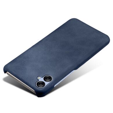 Защитный чехол Deexe Leather Back Cover для Samsung Galaxy A05 (A055) - Blue