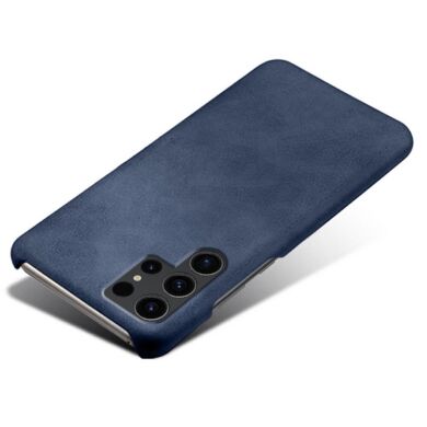 Захисний чохол Deexe Leather Back Cover для Samsung Galaxy S24 Ultra - Blue
