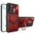 Защитный чехол Deexe Magnetic Space для Samsung Galaxy S22 (S901) - Red