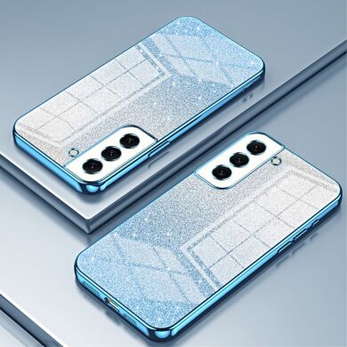 Защитный чехол Deexe Sparkles Cover для Samsung Galaxy S22 (S901) - Blue