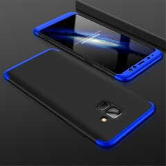 Защитный чехол GKK Double Dip Case для Samsung Galaxy A8 (A530) - Black / Blue