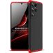 Защитный чехол GKK Double Dip Case для Samsung Galaxy S21 Ultra (G998) - Black / Red. Фото 1 из 13