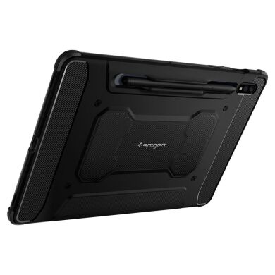 Защитный чехол Spigen (SGP) Rugged Armor Pro для Samsung Galaxy Tab S7 (T870/875) / S8 (T700/706) - Black