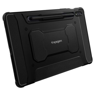 Защитный чехол Spigen (SGP) Rugged Armor Pro для Samsung Galaxy Tab S7 (T870/875) / S8 (T700/706) - Black