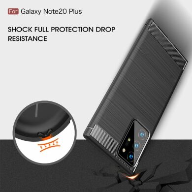 Защитный чехол UniCase Carbon для Samsung Galaxy Note 20 Ultra (N985) - Black