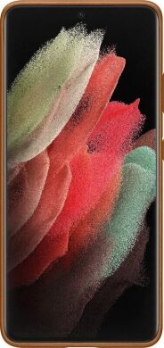 Чехол Leather Cover для Samsung Galaxy S21 Ultra (G998) EF-VG998LAEGRU - Brown