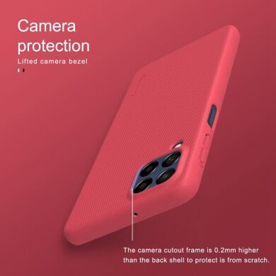 Пластиковый чехол NILLKIN Frosted Shield для Samsung Galaxy M53 (M536) - Red