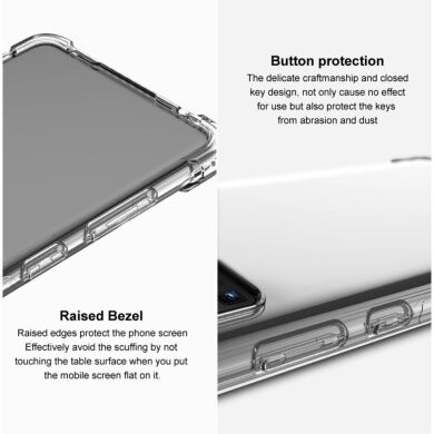 Защитный чехол IMAK Airbag MAX Case для Samsung Galaxy S24 Plus - Transparent Black