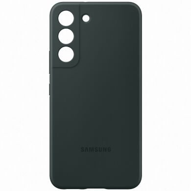 Чехол Silicone Cover для Samsung Galaxy S22 (S901) EF-PS901TGEGRU - Forest Green