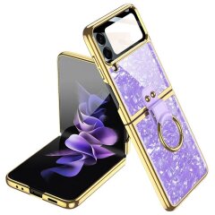 Защитный чехол GKK Fashion Shell для Samsung Galaxy Flip 4 - Purple