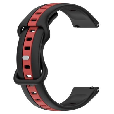 Ремешок Deexe Sport Strap для часов с шириной крепления 20мм - Black / Red