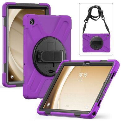 Защитный чехол Deexe Shockproof Case для Samsung Galaxy Tab A9 Plus (X210/216) - Purple