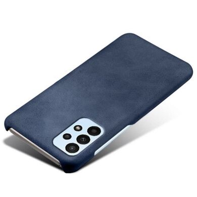 Защитный чехол Deexe Leather Back Cover для Samsung Galaxy A23 (A235) - Blue