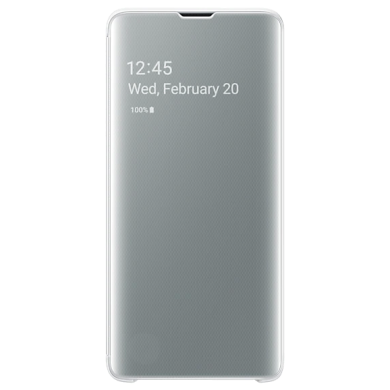 Чехол-книжка Clear View Cover для Samsung Galaxy S10 (G973) EF-ZG973CWEGRU - White
