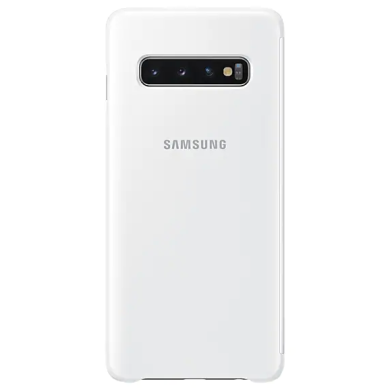 Чехол-книжка Clear View Cover для Samsung Galaxy S10 (G973) EF-ZG973CWEGRU - White