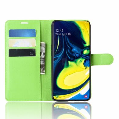 Чехол-книжка Deexe Book Type для Samsung Galaxy A80 (A805) - Green