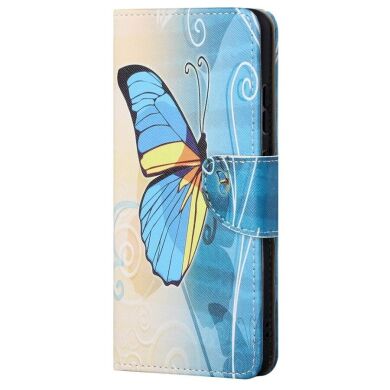 Чехол-книжка Deexe Color Wallet для Samsung Galaxy A04s (A047) / A13 5G (A136) - Blue Butterfly