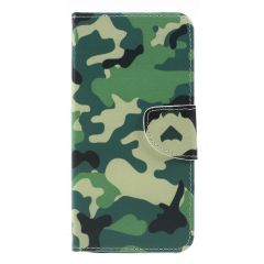 Чехол-книжка Deexe Color Wallet для Samsung Galaxy A7 2018 (A750) - Camouflage Pattern