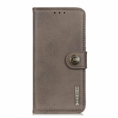 Чехол-книжка KHAZNEH Leather Wallet для Samsung Galaxy S20 FE (G780) - Grey