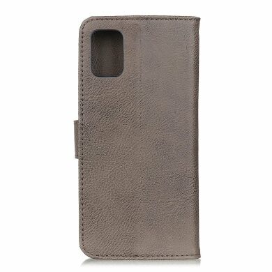 Чехол-книжка KHAZNEH Leather Wallet для Samsung Galaxy S20 FE (G780) - Grey