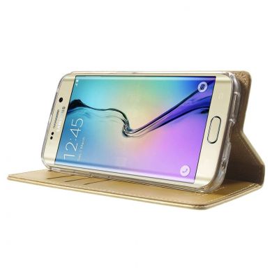Чехол-книжка MERCURY Classic Flip для Samsung Galaxy S6 edge (G925) - Gold