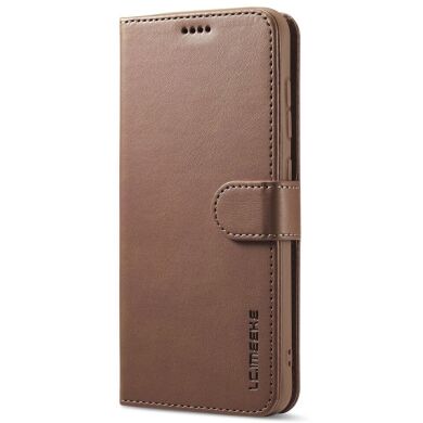 Чехол LC.IMEEKE Wallet Case для Samsung Galaxy S21 FE (G990) - Coffee