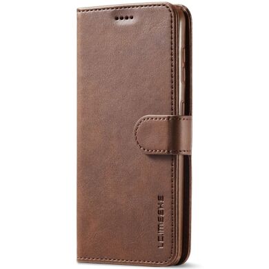 Чехол LC.IMEEKE Wallet Case для Samsung Galaxy S22 - Dark Brown
