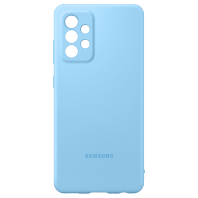 Чехол Silicone Cover для Samsung Galaxy A52 (A525) / A52s (A528) EF-PA525TLEGRU - Blue