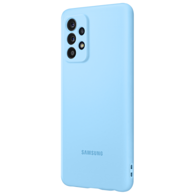 Чехол Silicone Cover для Samsung Galaxy A52 (A525) / A52s (A528) EF-PA525TLEGRU - Blue
