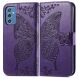 Чехол UniCase Butterfly Pattern для Samsung Galaxy M52 (M526) - Purple. Фото 1 из 13