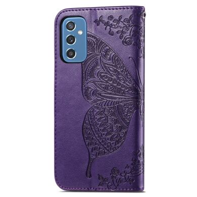 Чехол UniCase Butterfly Pattern для Samsung Galaxy M52 (M526) - Purple