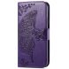 Чехол UniCase Butterfly Pattern для Samsung Galaxy M52 (M526) - Purple. Фото 3 из 13