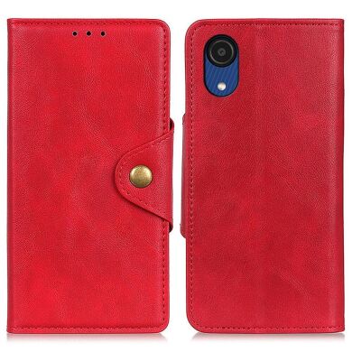 Чехол UniCase Vintage Wallet для Samsung Galaxy A03 Core (A032) - Red
