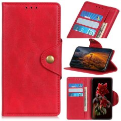 Чохол UniCase Vintage Wallet для Samsung Galaxy A03 Core (A032) - Red
