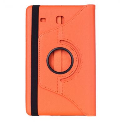 Вращающийся чехол Deexe Rotation для Samsung Galaxy Tab E 9.6 (T560/561) - Orange