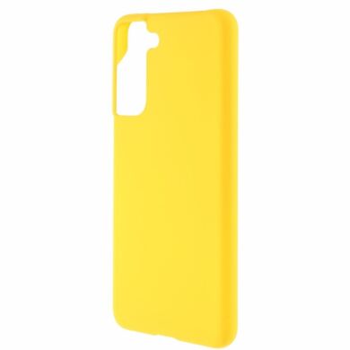 Пластиковый чехол Deexe Hard Shell для Samsung Galaxy S21 FE (G990) - Yellow