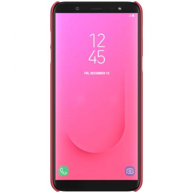 Пластиковый чехол NILLKIN Frosted Shield для Samsung Galaxy J8 2018 (J810) - Red