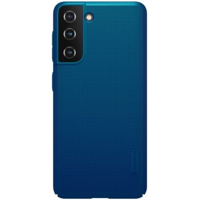 Пластиковый чехол NILLKIN Frosted Shield для Samsung Galaxy S21 - Blue