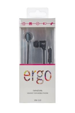 Проводная стерео-гарнитура ERGO VM-110 - Black