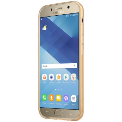 Силиконовый (TPU) чехол NILLKIN Nature для Samsung Galaxy A3 2017 (A320) - Gold