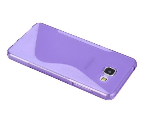 Силиконовая накладка Deexe S Line для Samsung Galaxy A5 (2016) - Violet