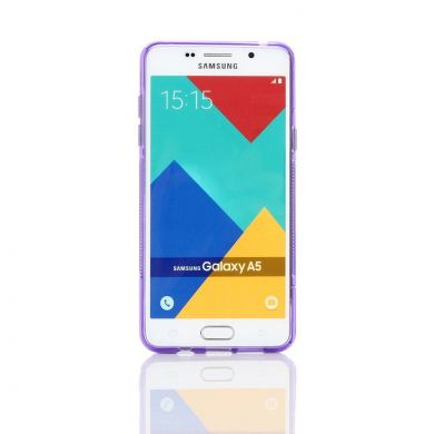 Силиконовая накладка Deexe S Line для Samsung Galaxy A5 (2016) - Violet