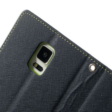 Чохол Mercury Cross Series для Samsung Galaxy Note 4 (N910), Темно-синій