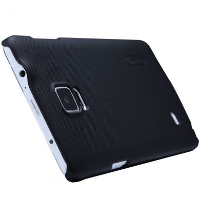 Пластиковая накладка Nillkin Super Frosted Shield для Samsung Note 4 (N910) - Black