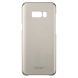 Пластиковый чехол Clear Cover для Samsung Galaxy S8 Plus (G955) EF-QG955CFEGRU - Gold. Фото 4 из 5