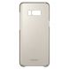 Пластиковый чехол Clear Cover для Samsung Galaxy S8 Plus (G955) EF-QG955CFEGRU - Gold. Фото 3 из 5