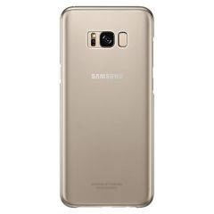 Пластиковий чохол Clear Cover для Samsung Galaxy S8 Plus (G955) EF-QG955CBEGRU - Gold