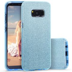 Силиконовый (TPU) чехол UniCase Glitter Cover для Samsung Galaxy S8 (G950) - Dark Blue