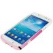 Силиконовая накладка Deexe Flower Pattern для Samsung Galaxy S4 mini (i9190) - Pink Flower. Фото 2 из 5